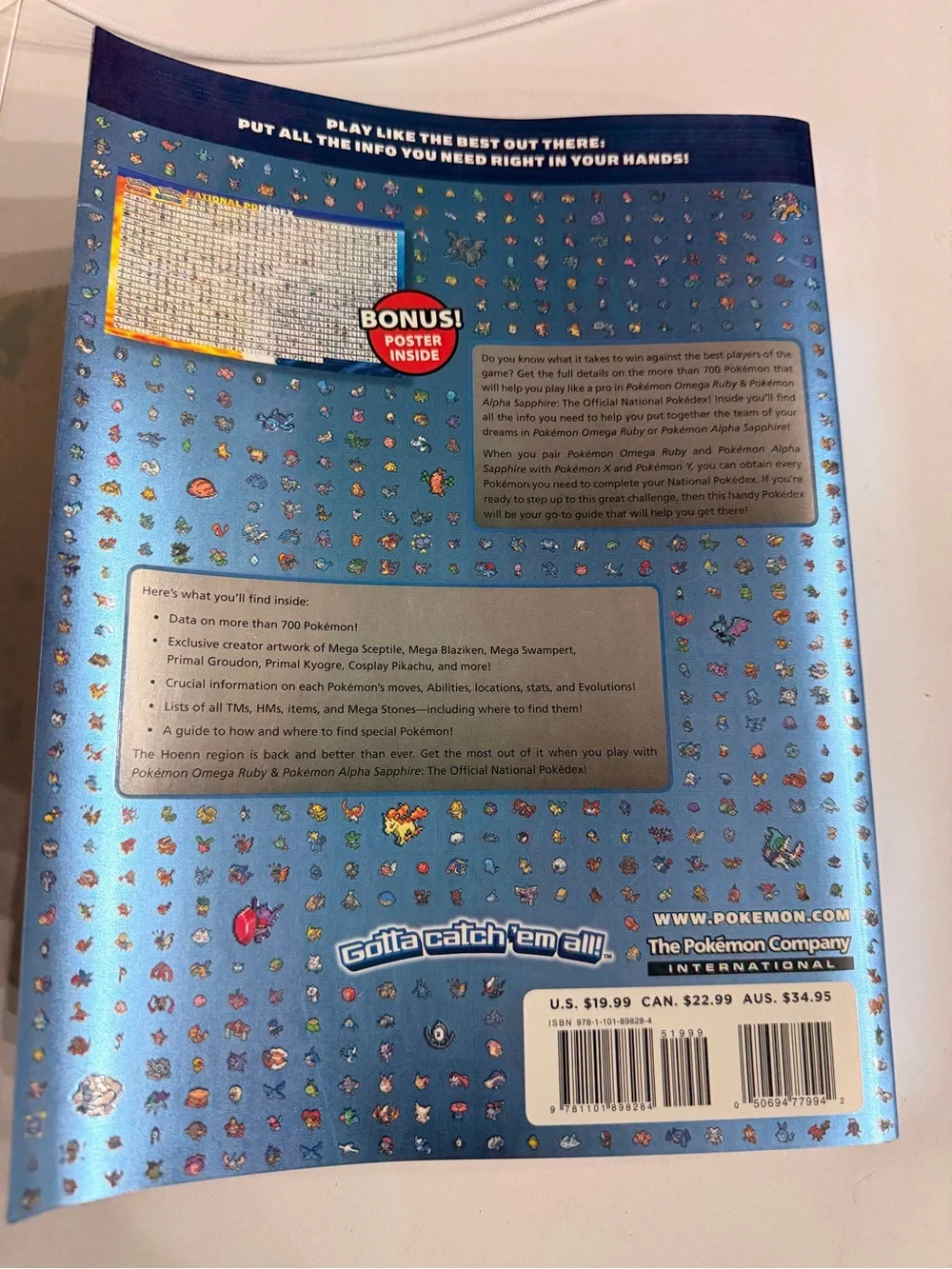 Pokémon Omega Ruby Alpha Sapphire Official National Pokédex Guide 2015